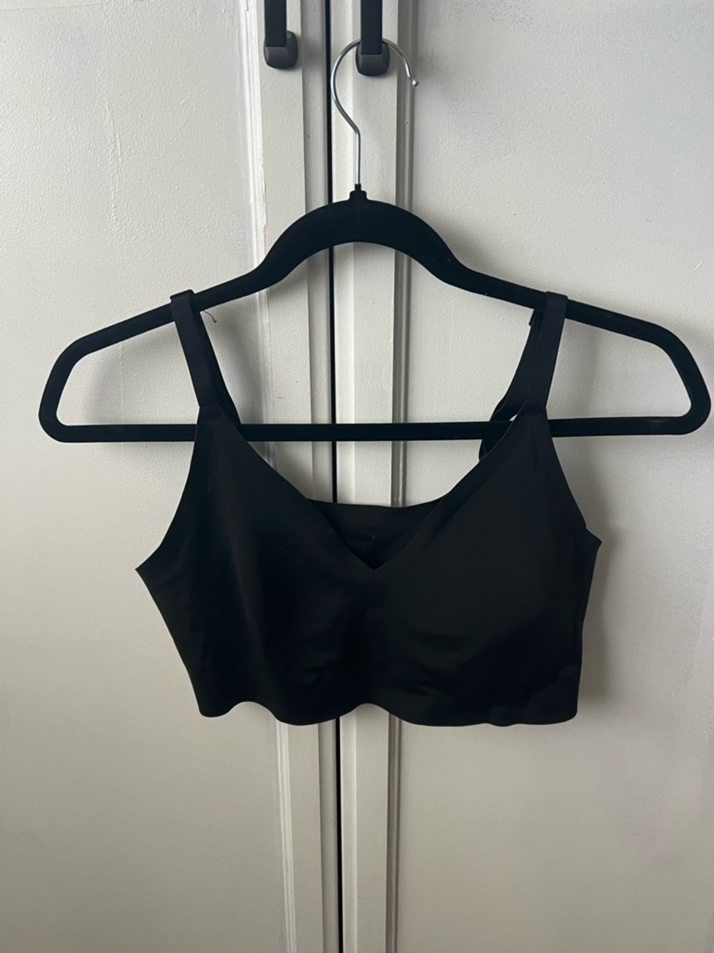 Black V-Neck Wireless Bralette - Women Intimates & Sleepwear